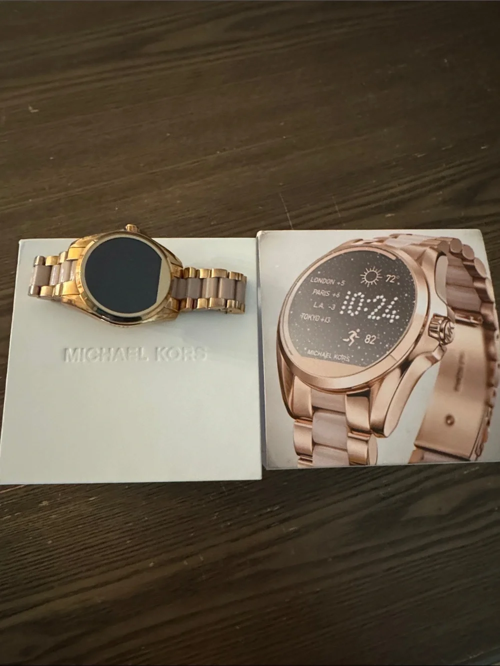 Michael Kors Rose Gold and Blush Smartwatch